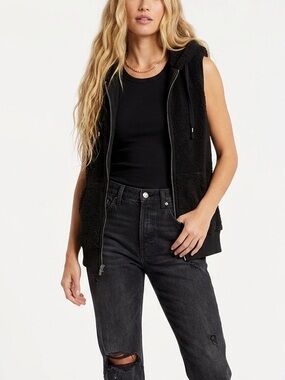 ROXY | BLACK SHERPA VEST